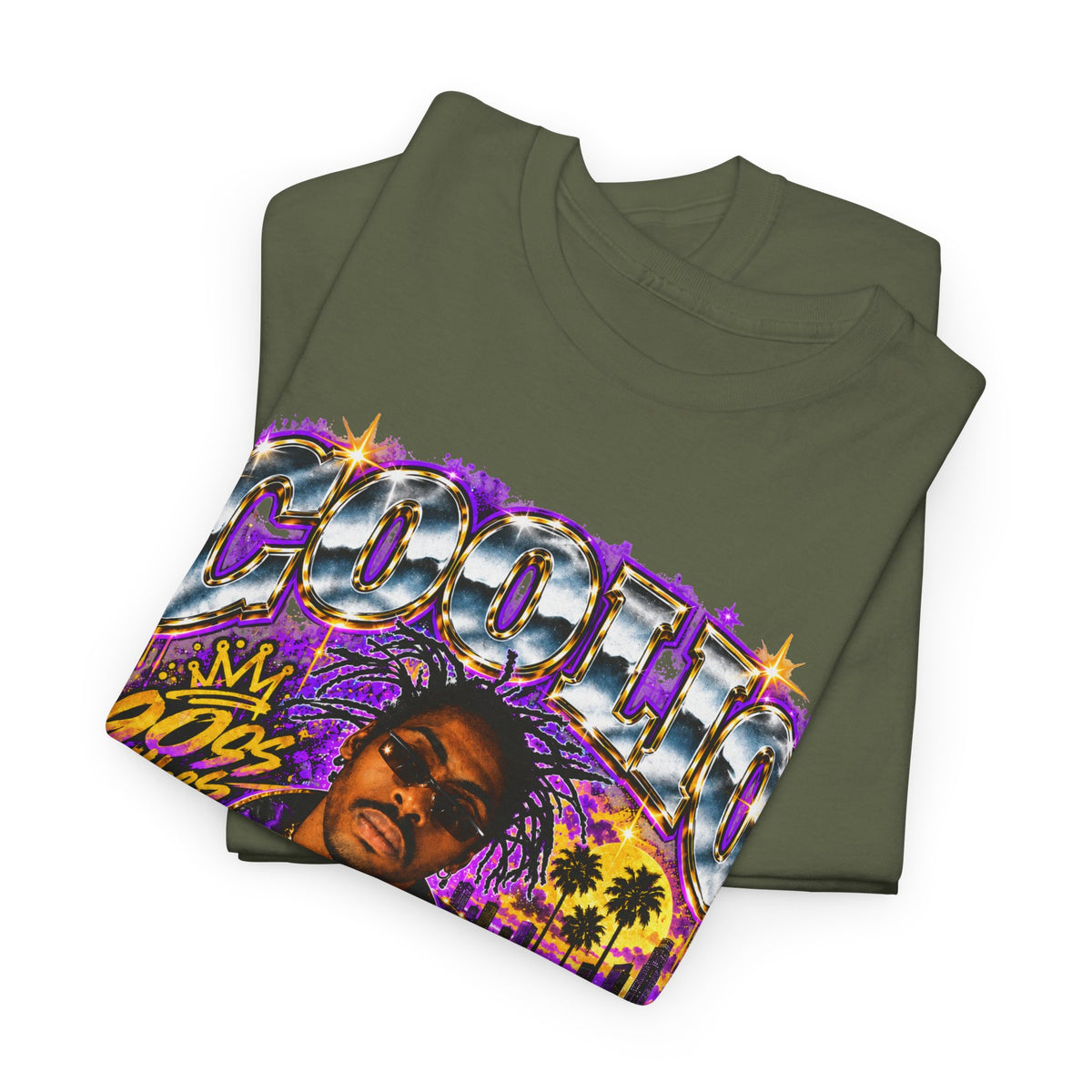 Coolio 90s Hip-Hop Graphic T-Shirt