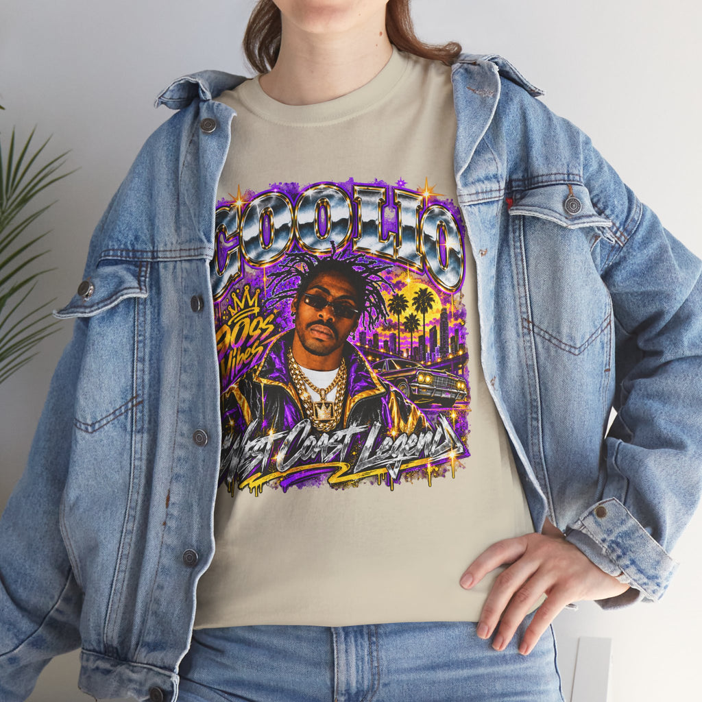 Coolio 90s Hip-Hop Graphic T-Shirt