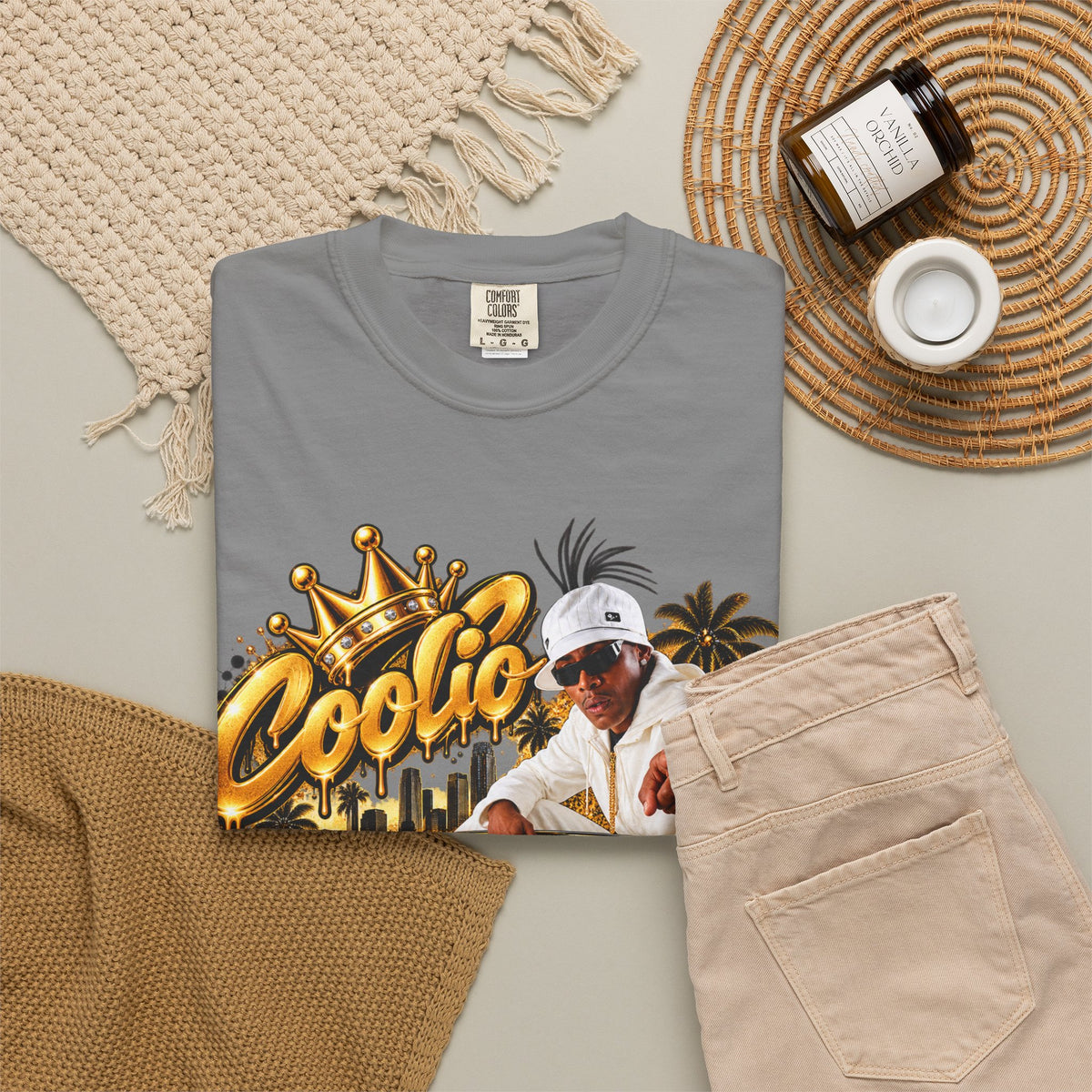 Gangstas Paradise Retro Lowrider Graphic T-Shirt