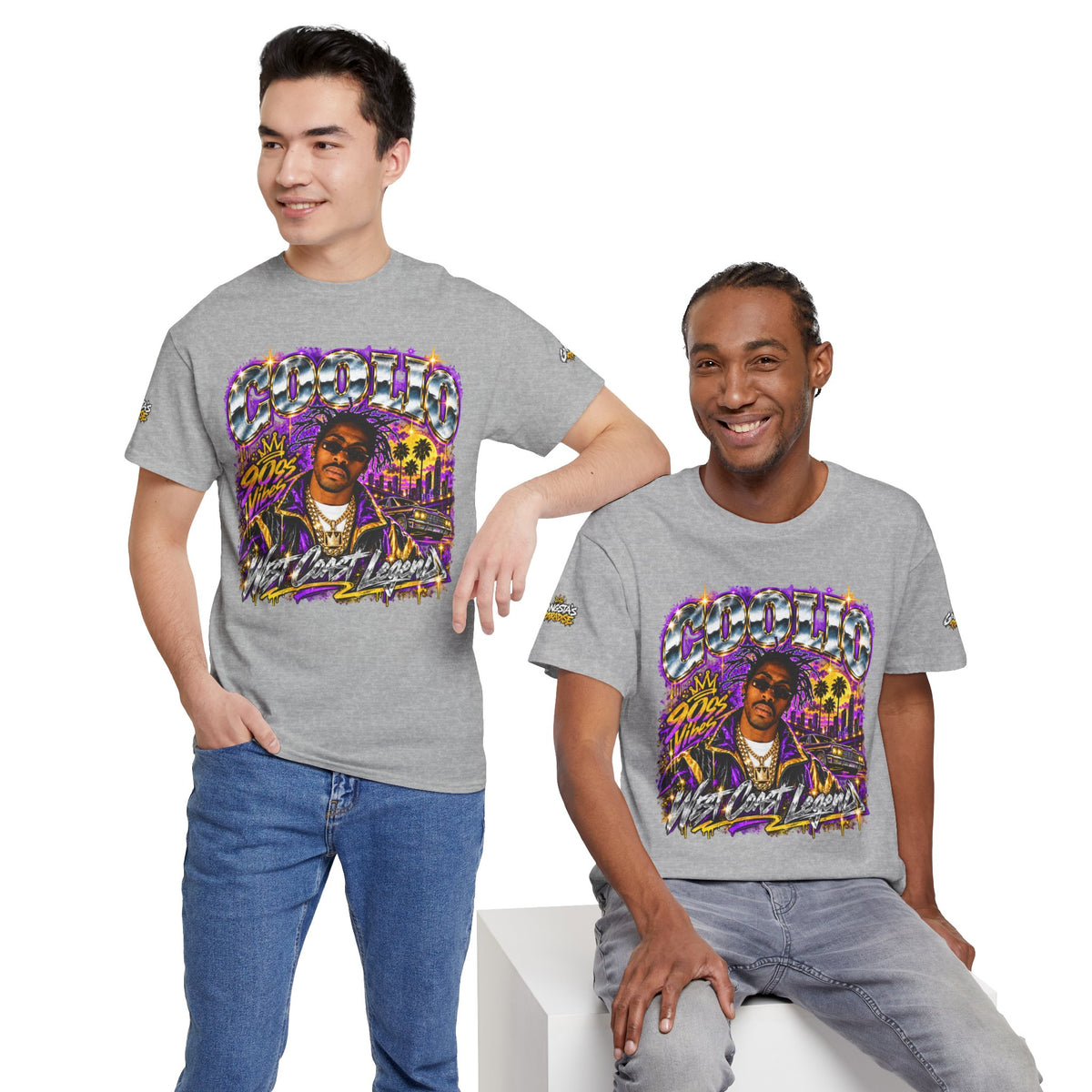 Coolio 90s Hip-Hop Graphic T-Shirt