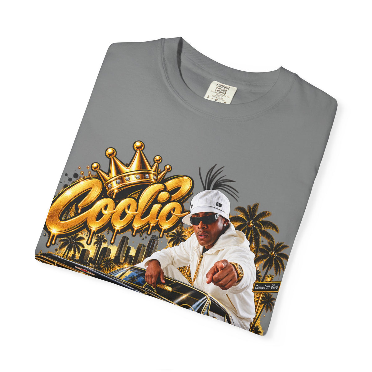 Gangstas Paradise Retro Lowrider Graphic T-Shirt