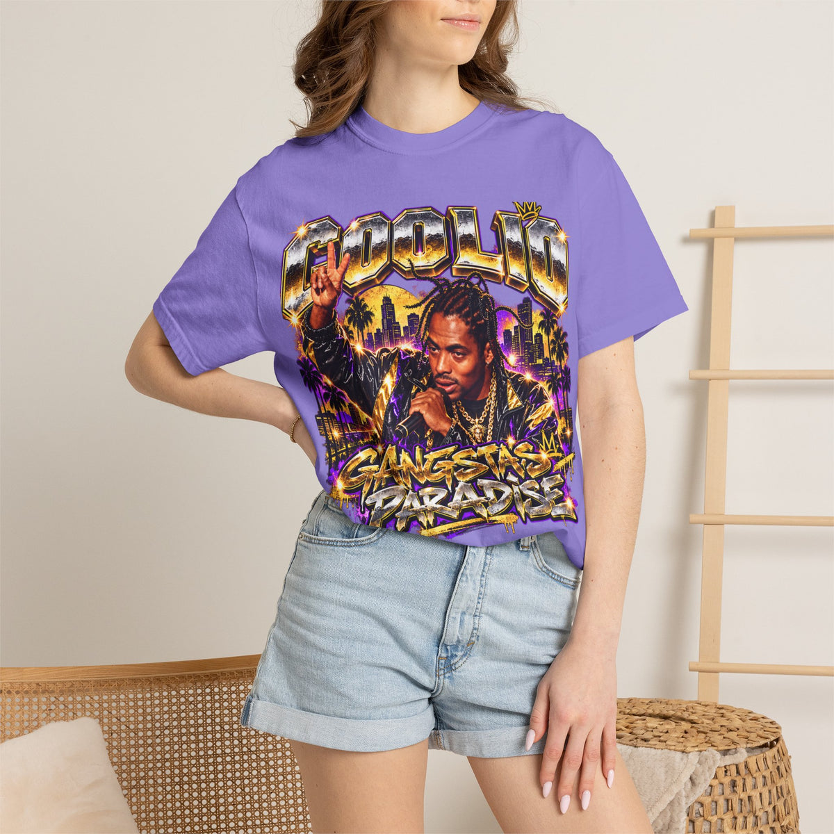 Coolio Gangstas Paradise Graphic T-Shirt 90's vibe