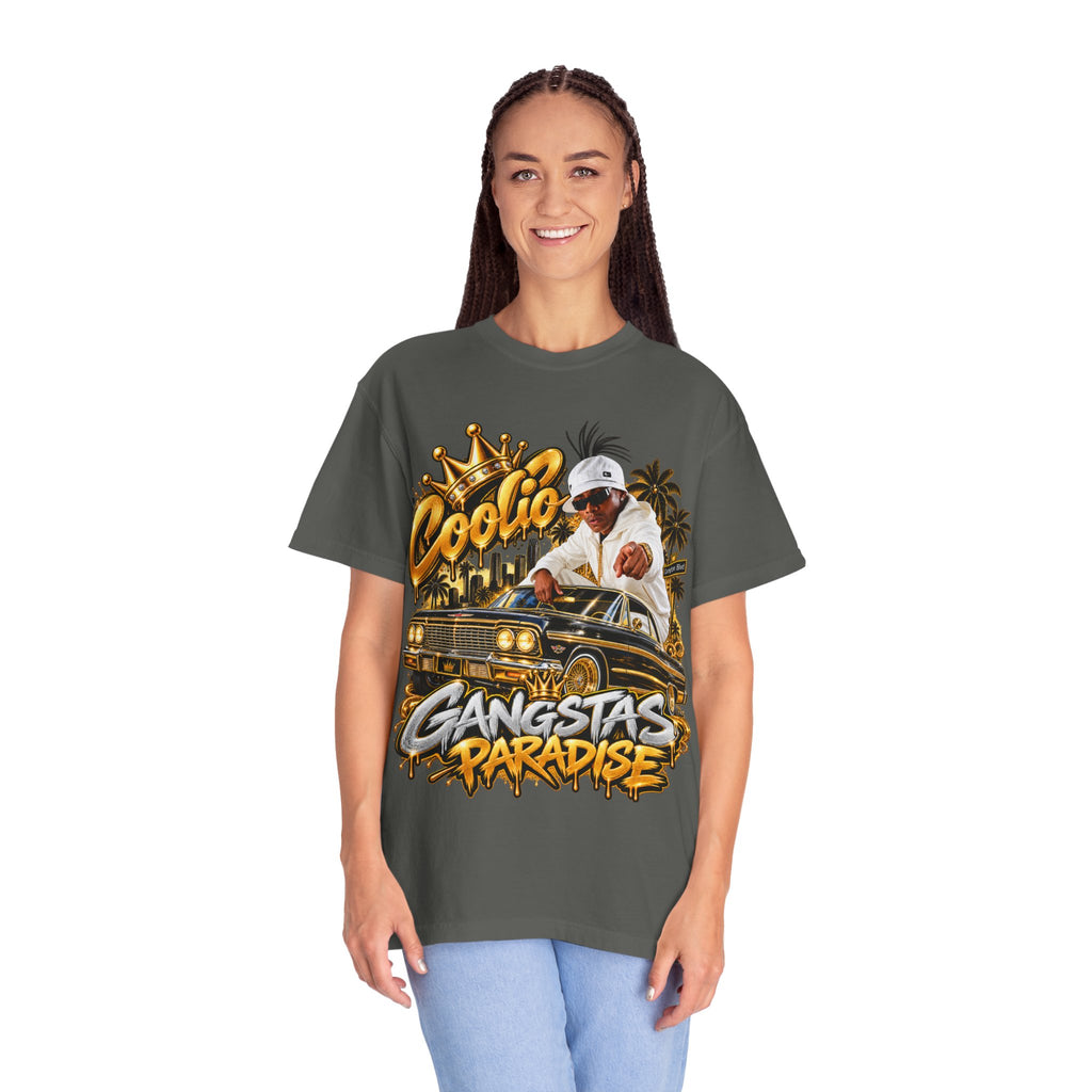 Gangstas Paradise Retro Lowrider Graphic T-Shirt