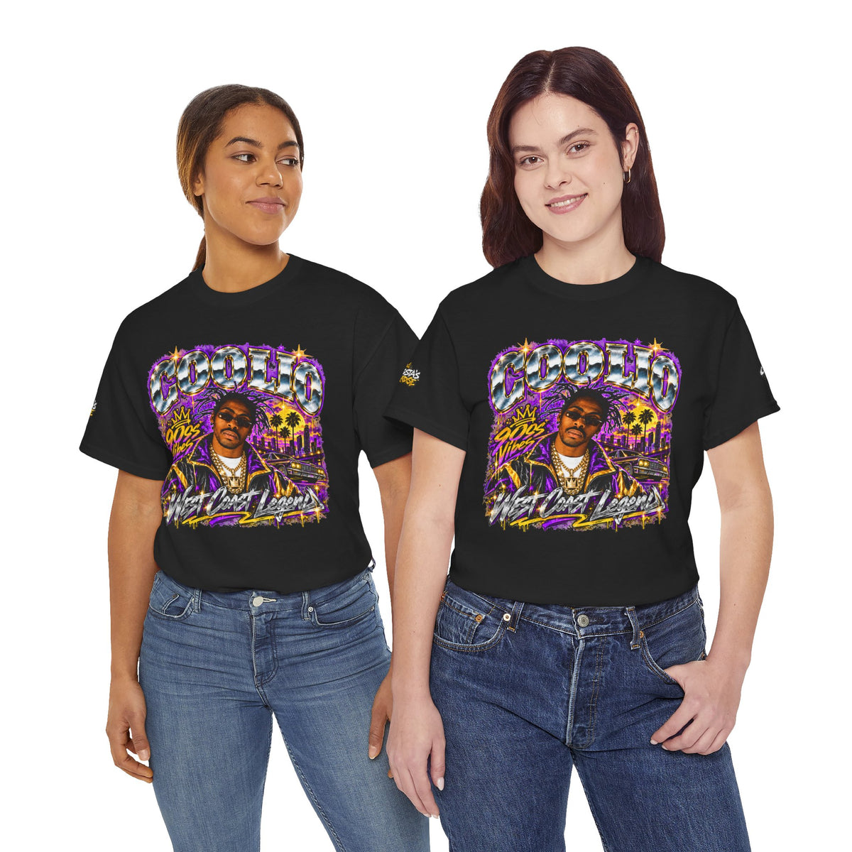 Coolio 90s Hip-Hop Graphic T-Shirt
