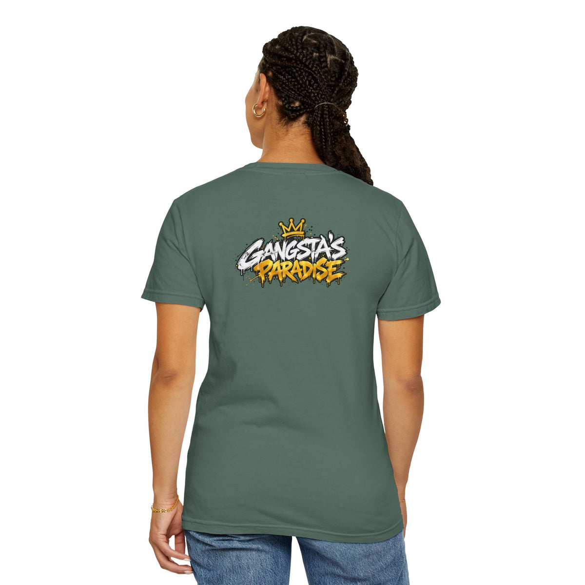 Gangstas Paradise Retro Lowrider Graphic T-Shirt