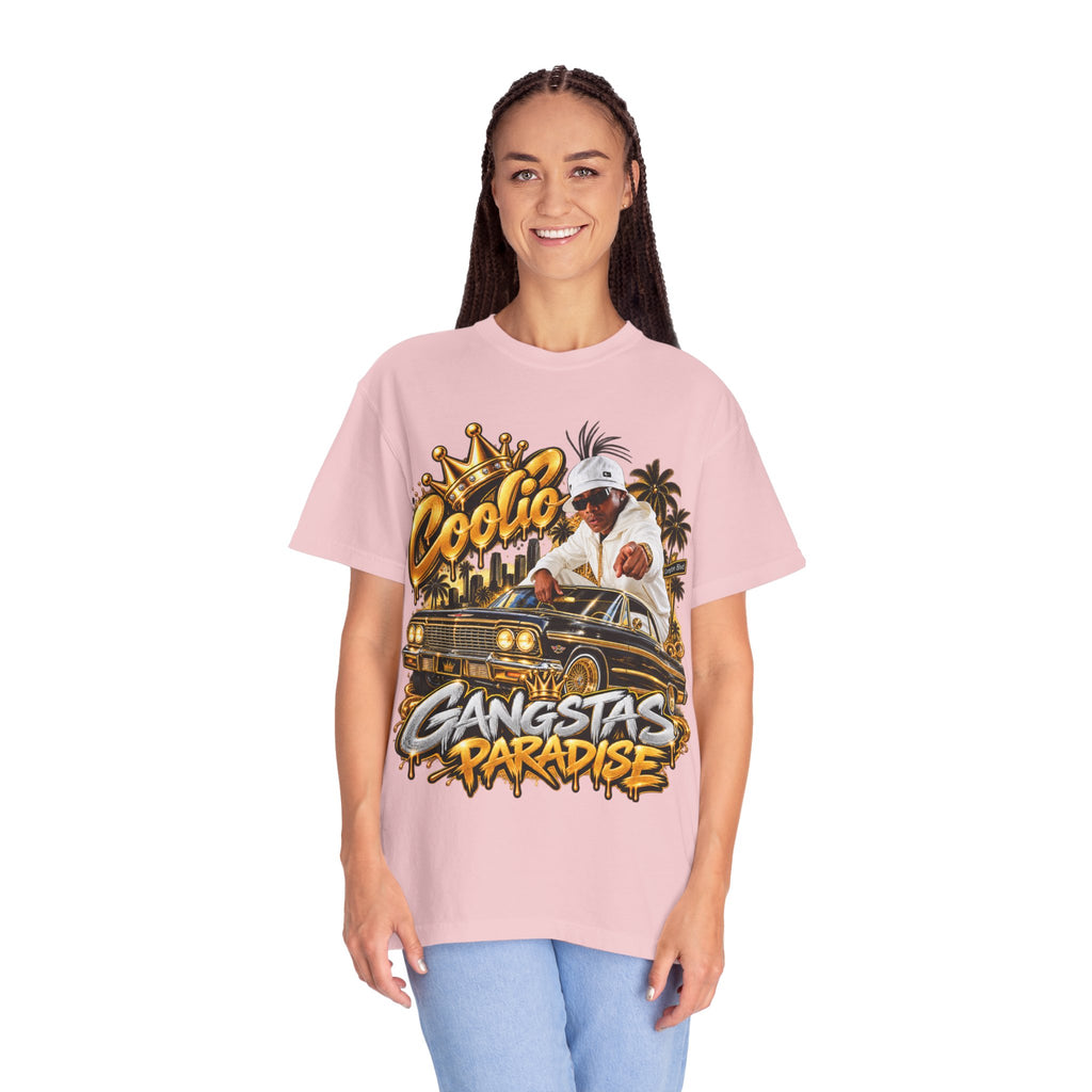 Gangstas Paradise Retro Lowrider Graphic T-Shirt