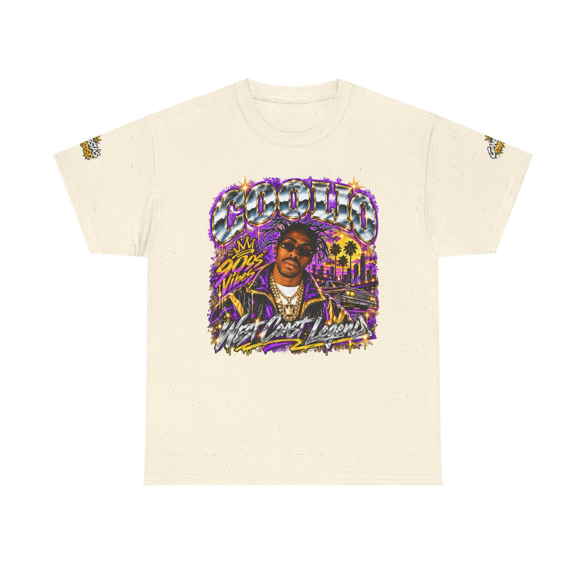 Coolio 90s Hip-Hop Graphic T-Shirt