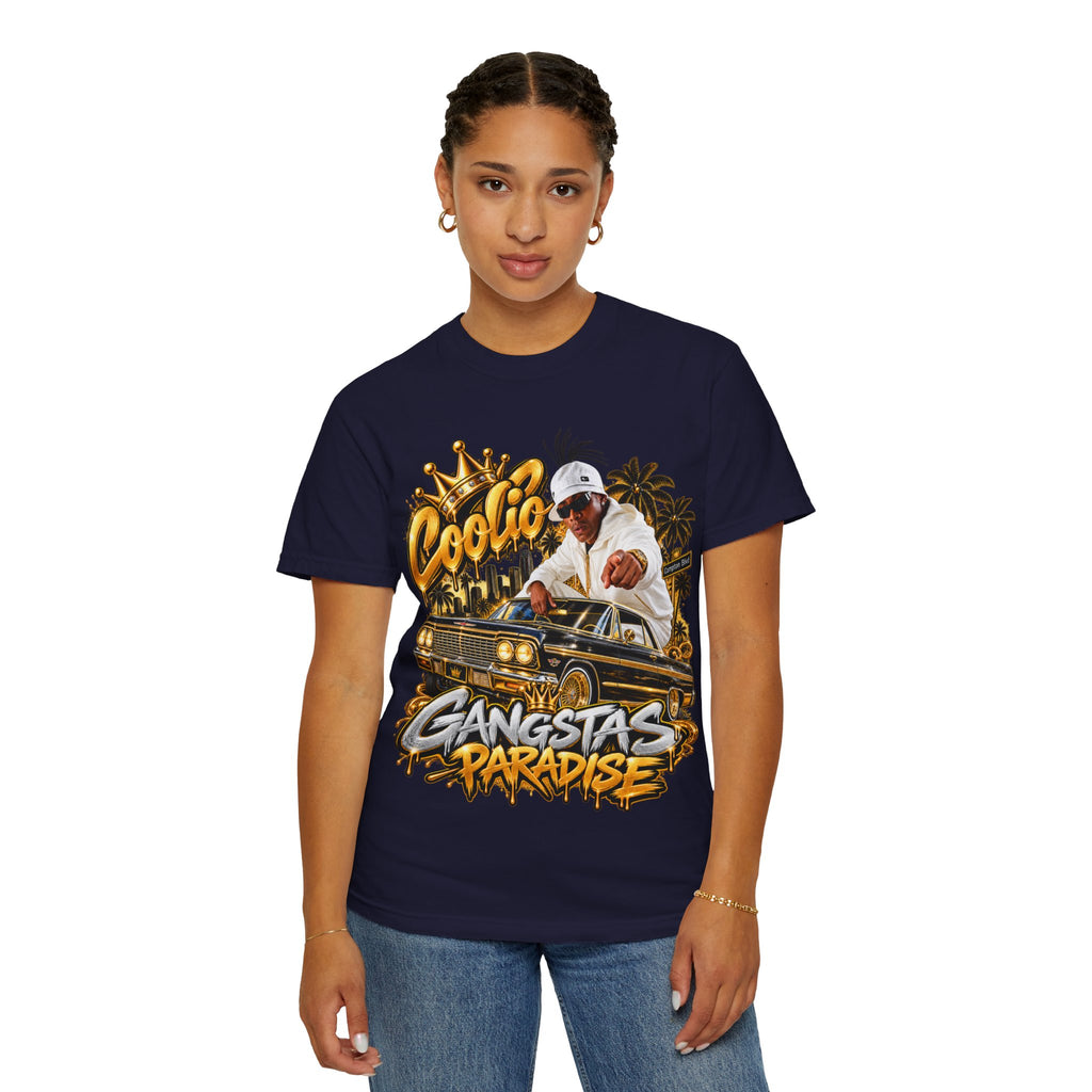 Gangstas Paradise Retro Lowrider Graphic T-Shirt