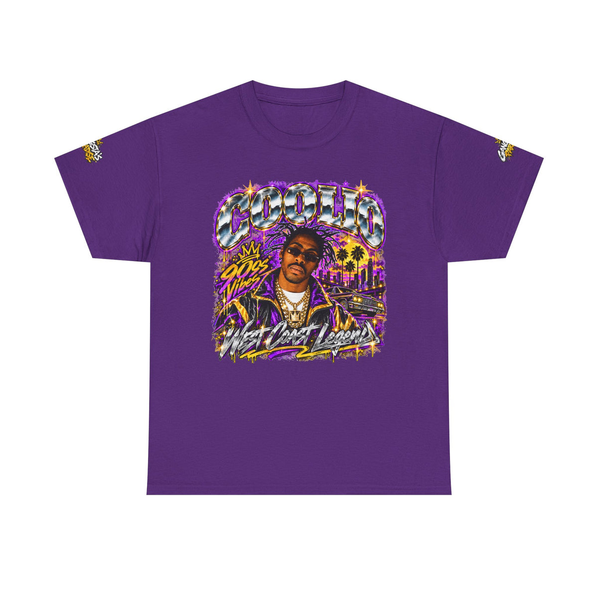 Coolio 90s Hip-Hop Graphic T-Shirt