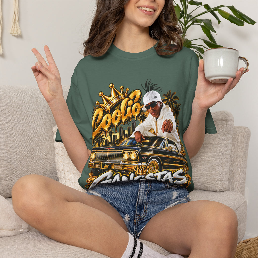 Gangstas Paradise Retro Lowrider Graphic T-Shirt