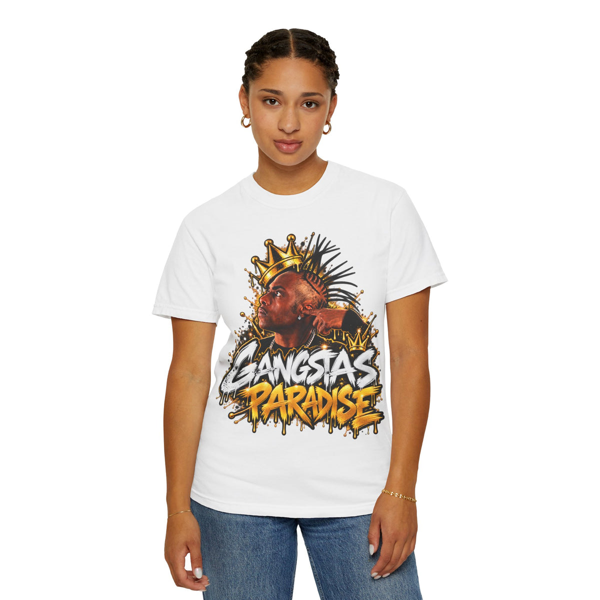 Gangstas Paradise Crown Graphic T-Shirt