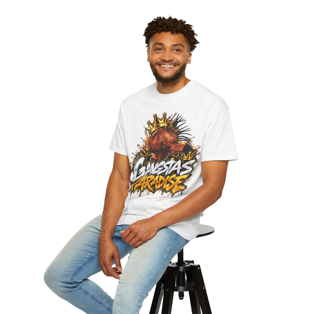 Gangstas Paradise Crown Graphic T-Shirt