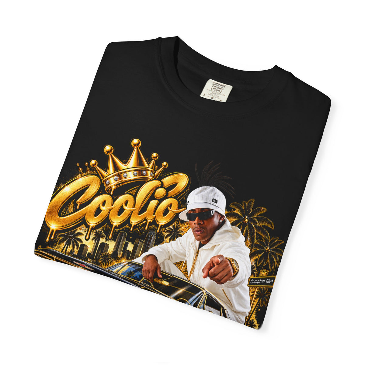 Gangstas Paradise Retro Lowrider Graphic T-Shirt