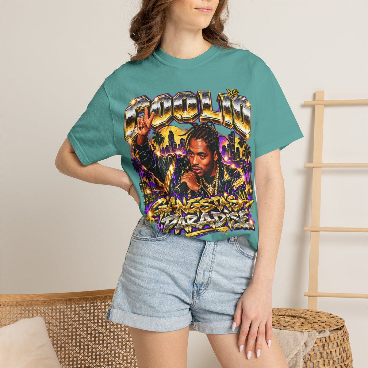 Coolio Gangstas Paradise Graphic T-Shirt 90's vibe