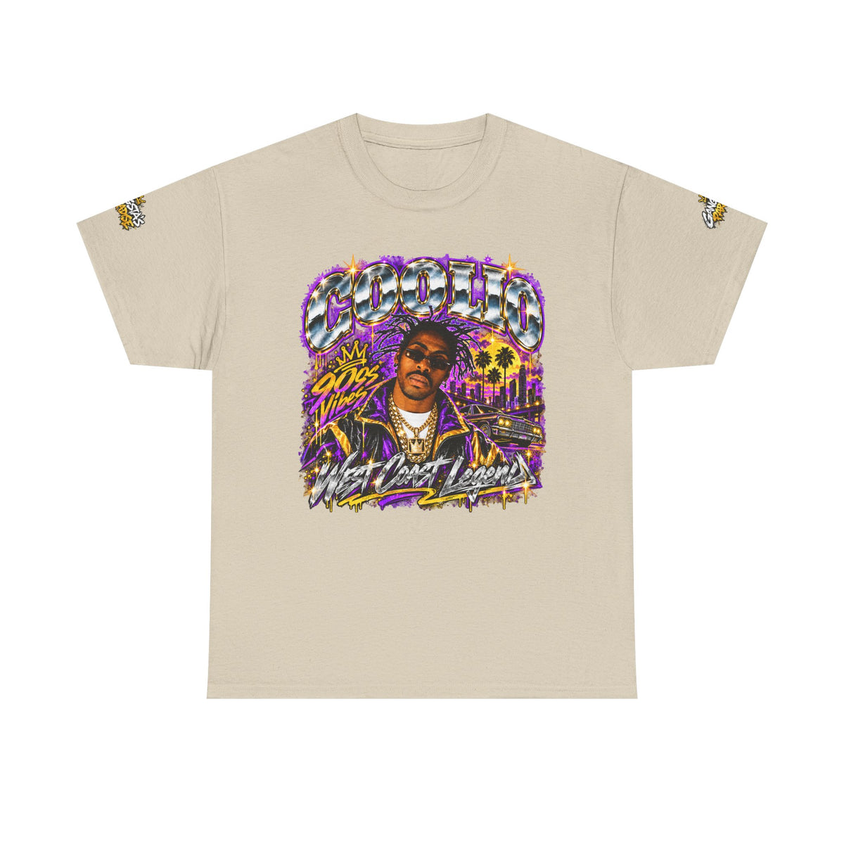 Coolio 90s Hip-Hop Graphic T-Shirt