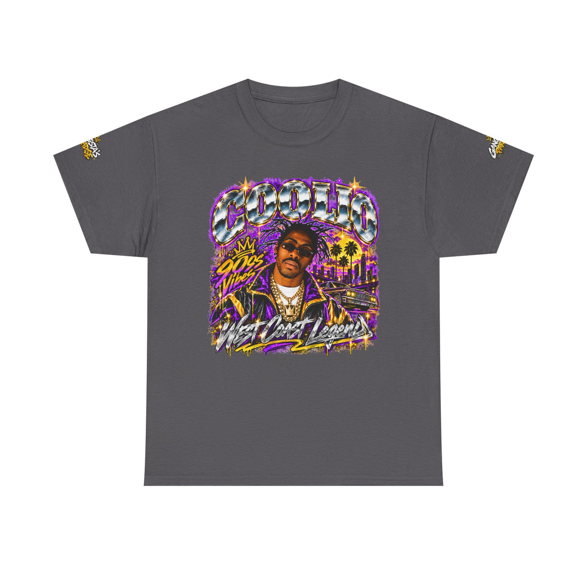 Coolio 90s Hip-Hop Graphic T-Shirt