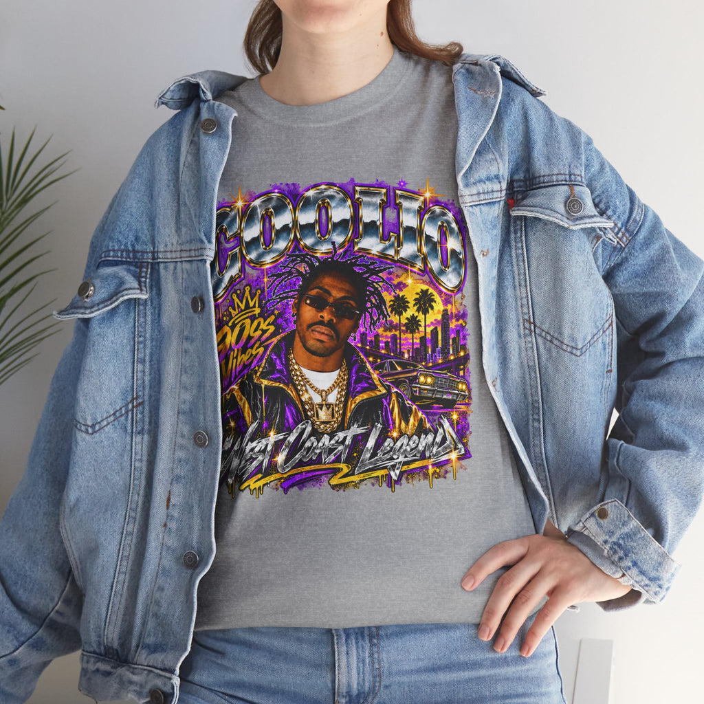 Coolio 90s Hip-Hop Graphic T-Shirt