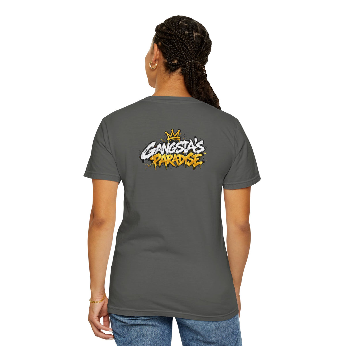 Gangstas Paradise Retro Lowrider Graphic T-Shirt