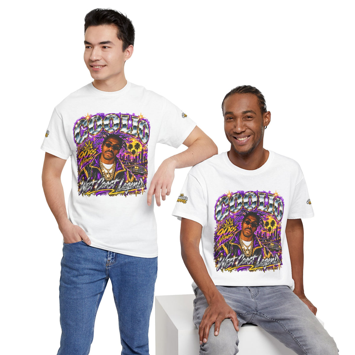 Coolio 90s Hip-Hop Graphic T-Shirt