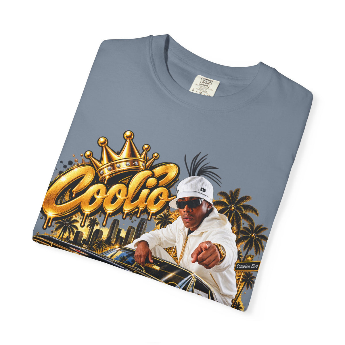 Gangstas Paradise Retro Lowrider Graphic T-Shirt