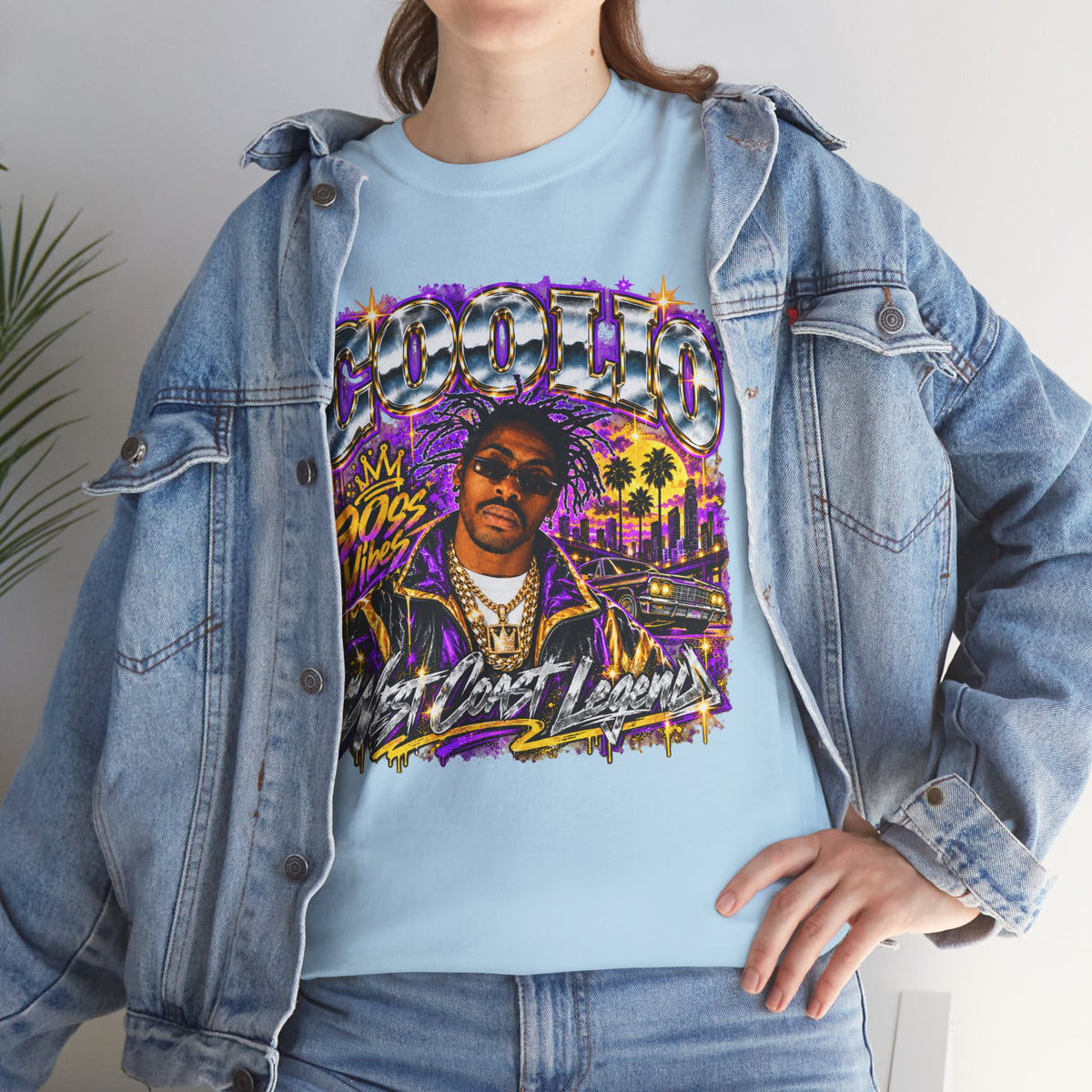 Coolio 90s Hip-Hop Graphic T-Shirt