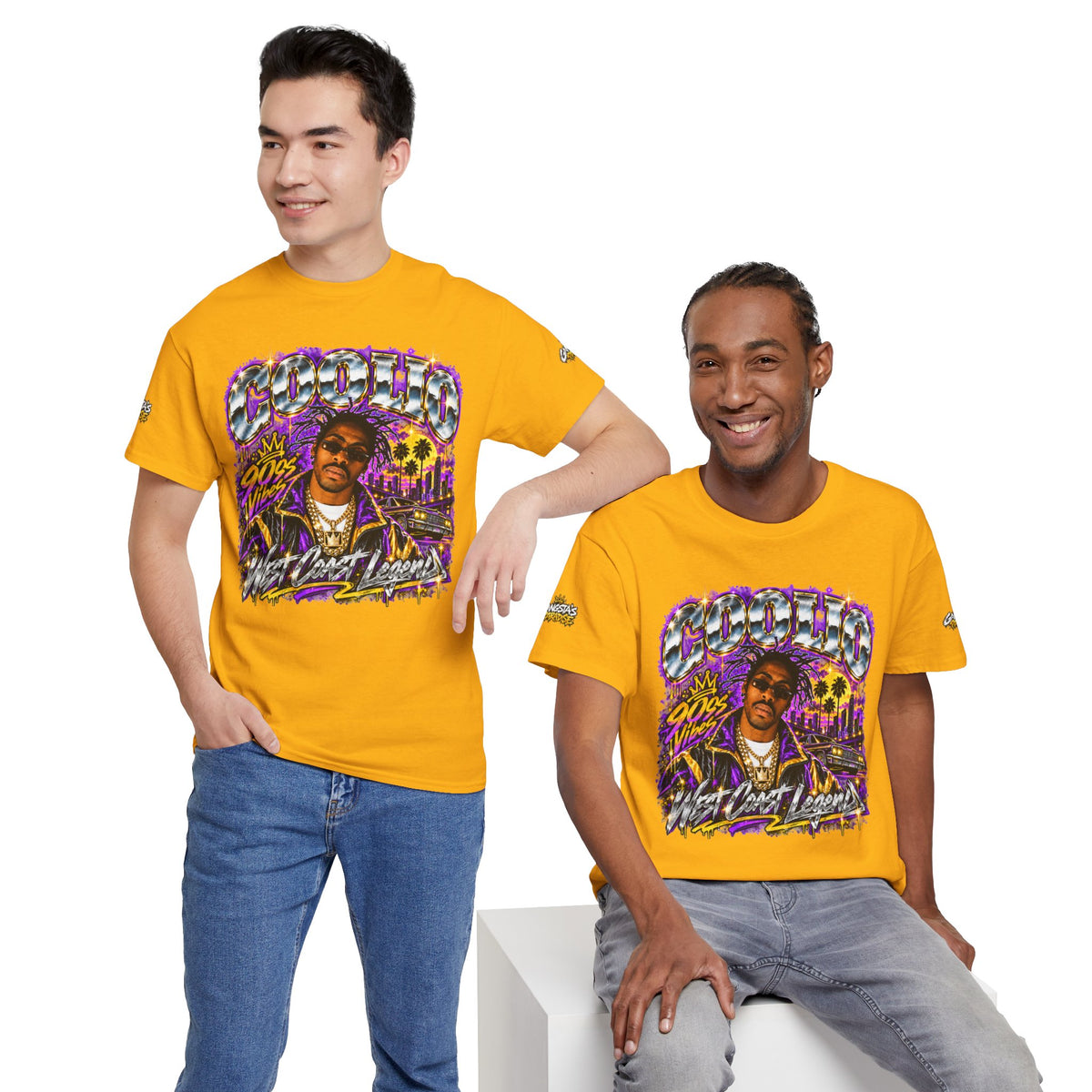 Coolio 90s Hip-Hop Graphic T-Shirt