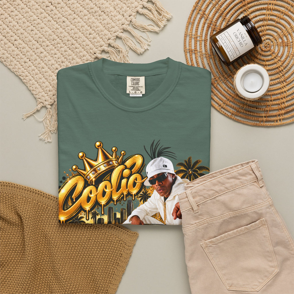 Gangstas Paradise Retro Lowrider Graphic T-Shirt