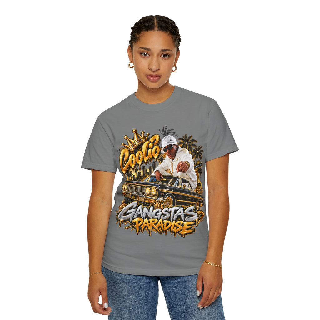 Gangstas Paradise Retro Lowrider Graphic T-Shirt