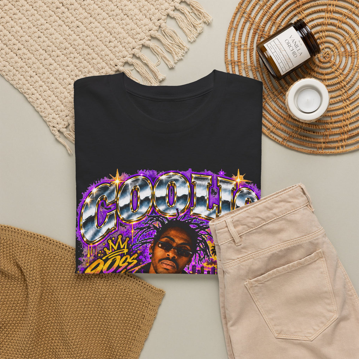 Coolio 90s Hip-Hop Graphic T-Shirt
