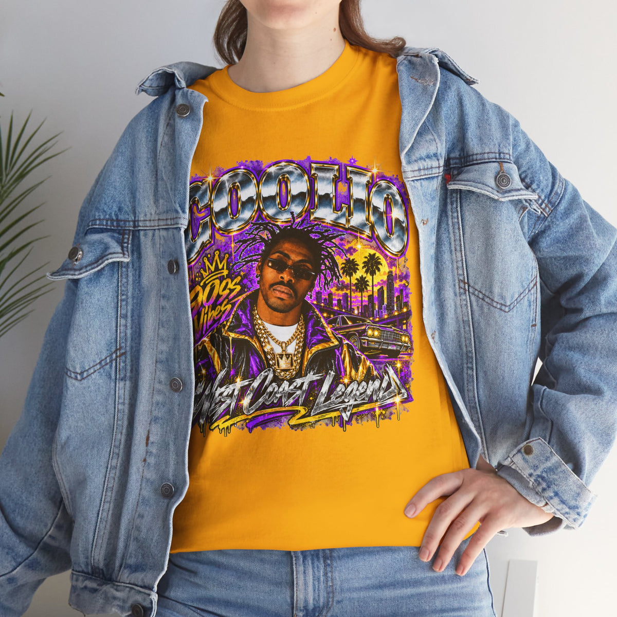 Coolio 90s Hip-Hop Graphic T-Shirt
