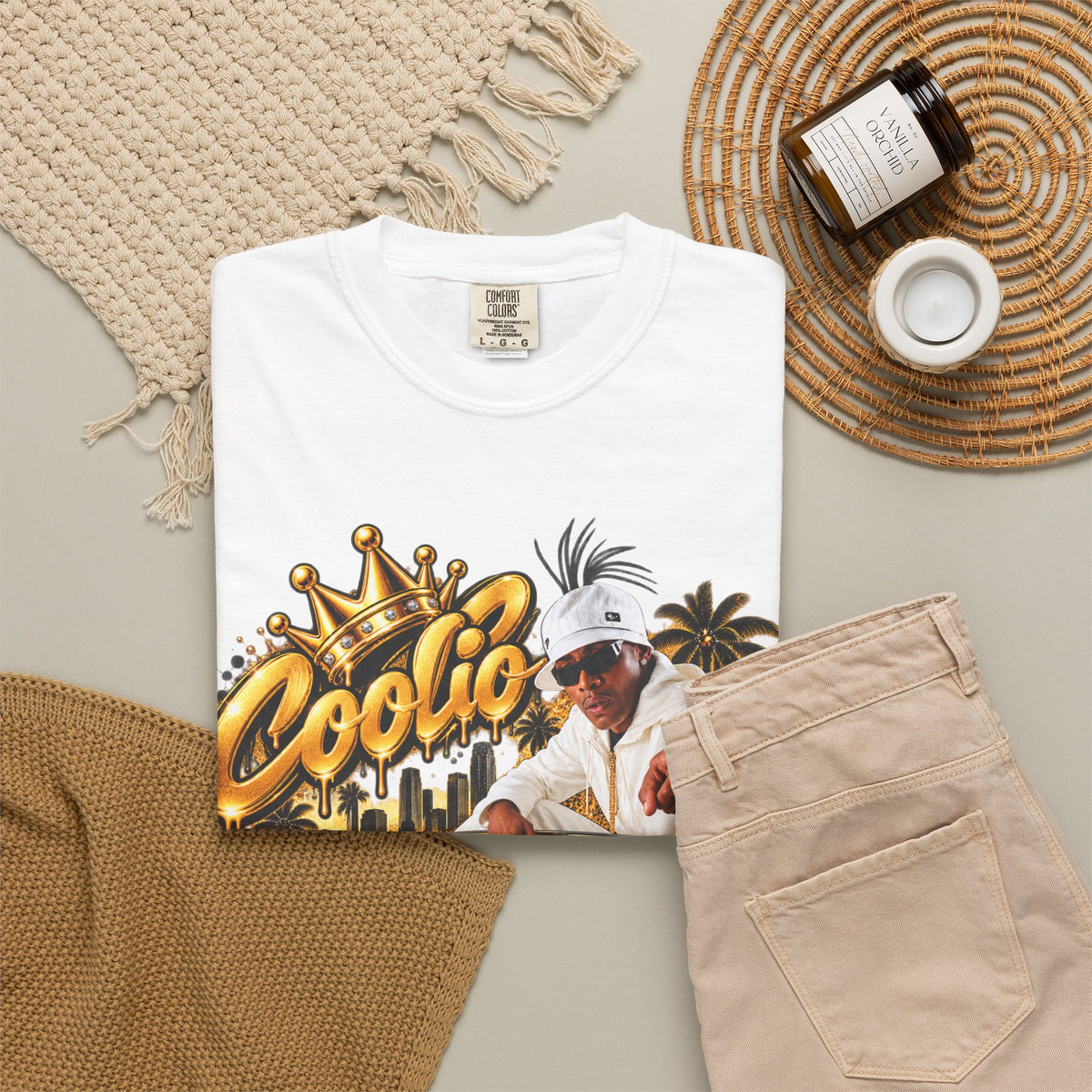 Gangstas Paradise Retro Lowrider Graphic T-Shirt