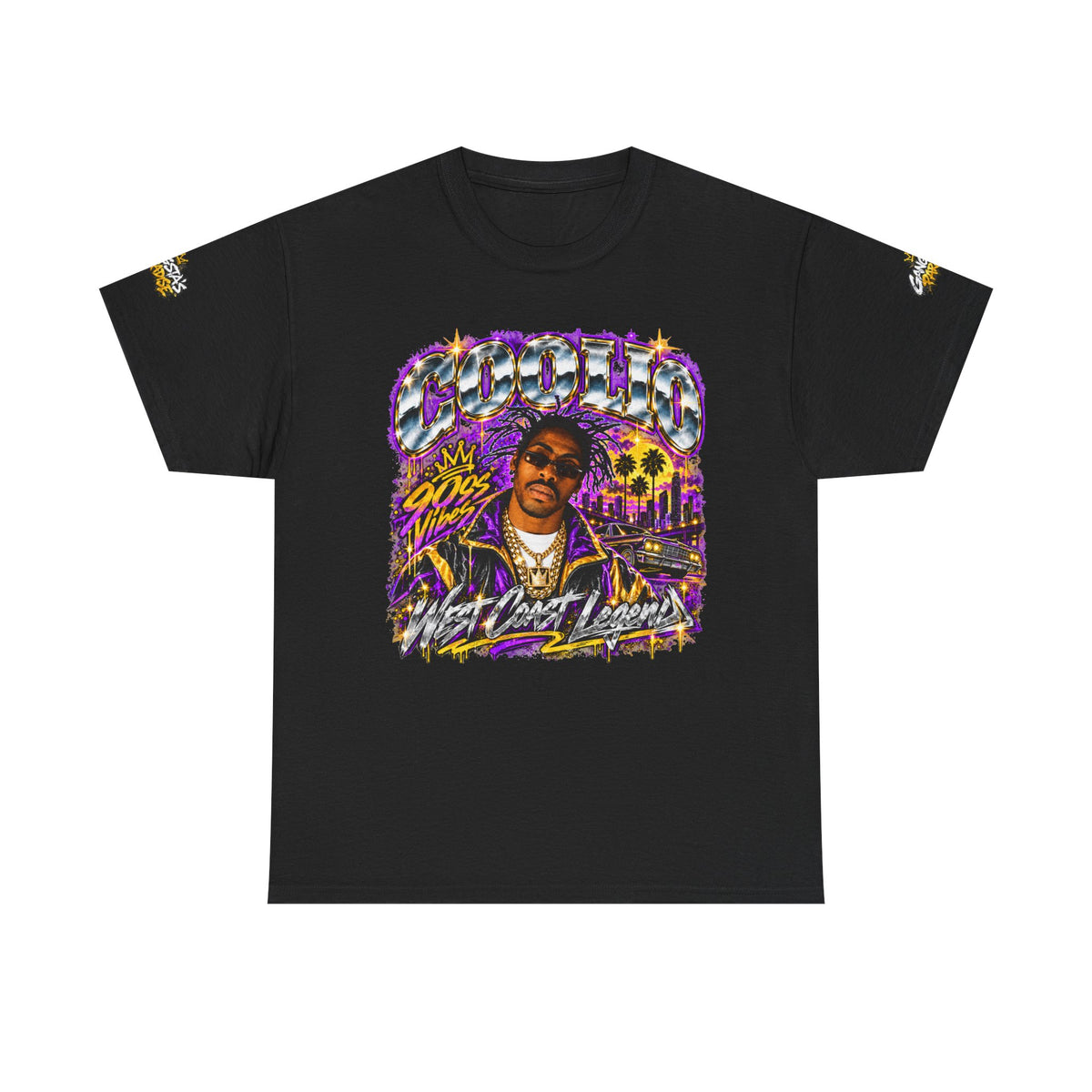 Coolio 90s Hip-Hop Graphic T-Shirt