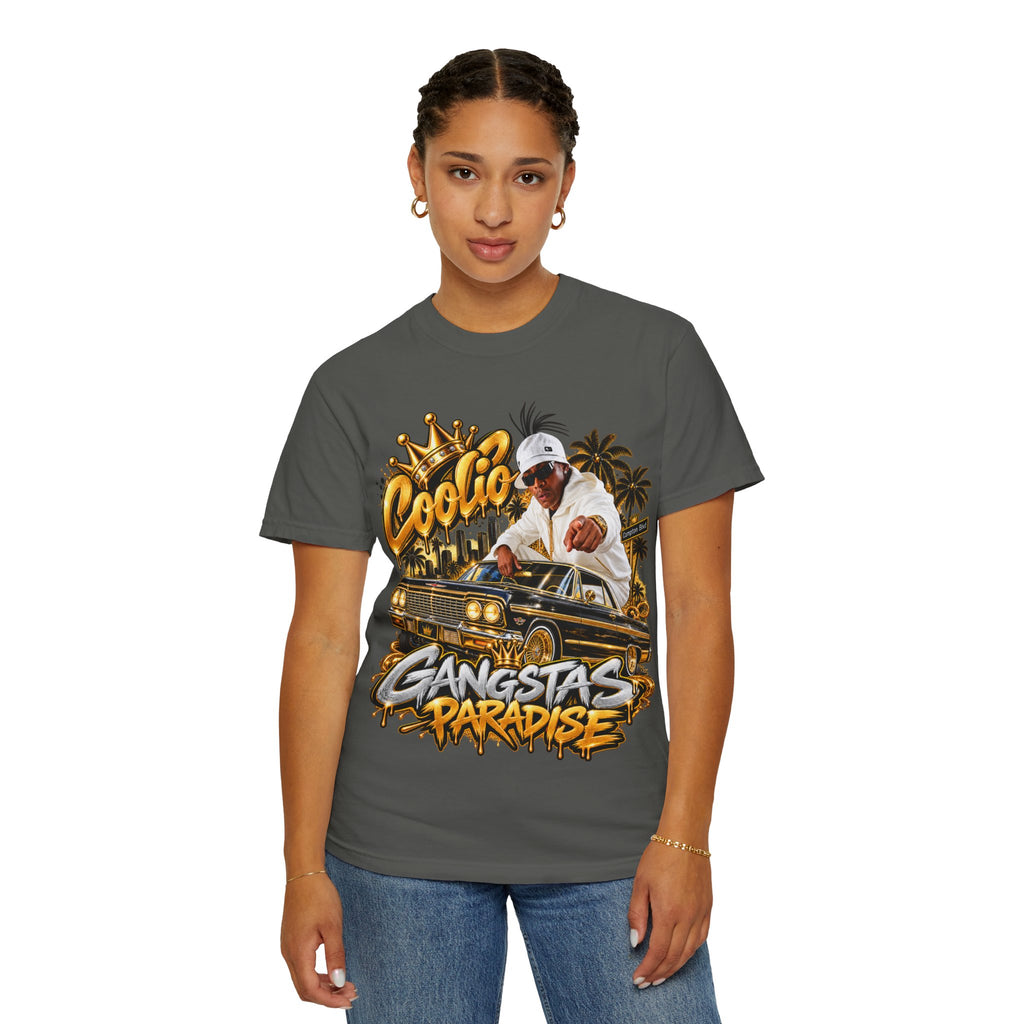 Gangstas Paradise Retro Lowrider Graphic T-Shirt
