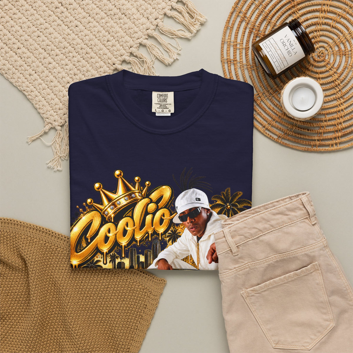 Gangstas Paradise Retro Lowrider Graphic T-Shirt
